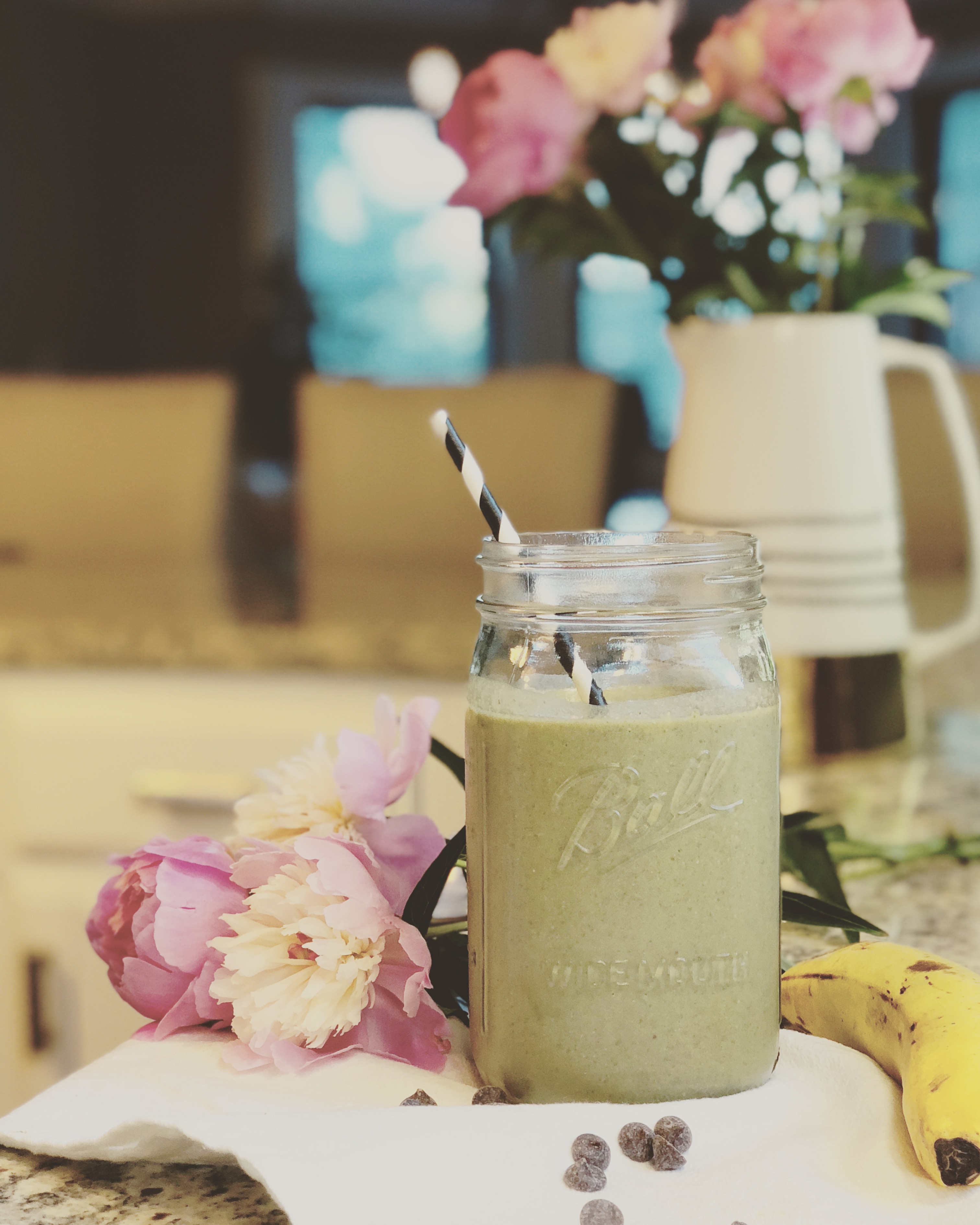 Mint Chocolate Green Smoothie!